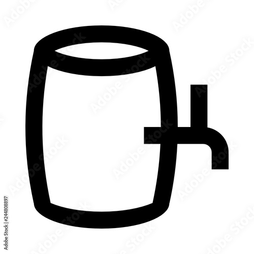 Beer barrel keg