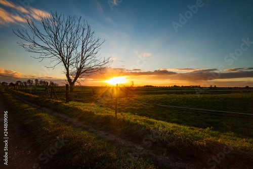 Schleswig Holstein Sonnenuntergang 