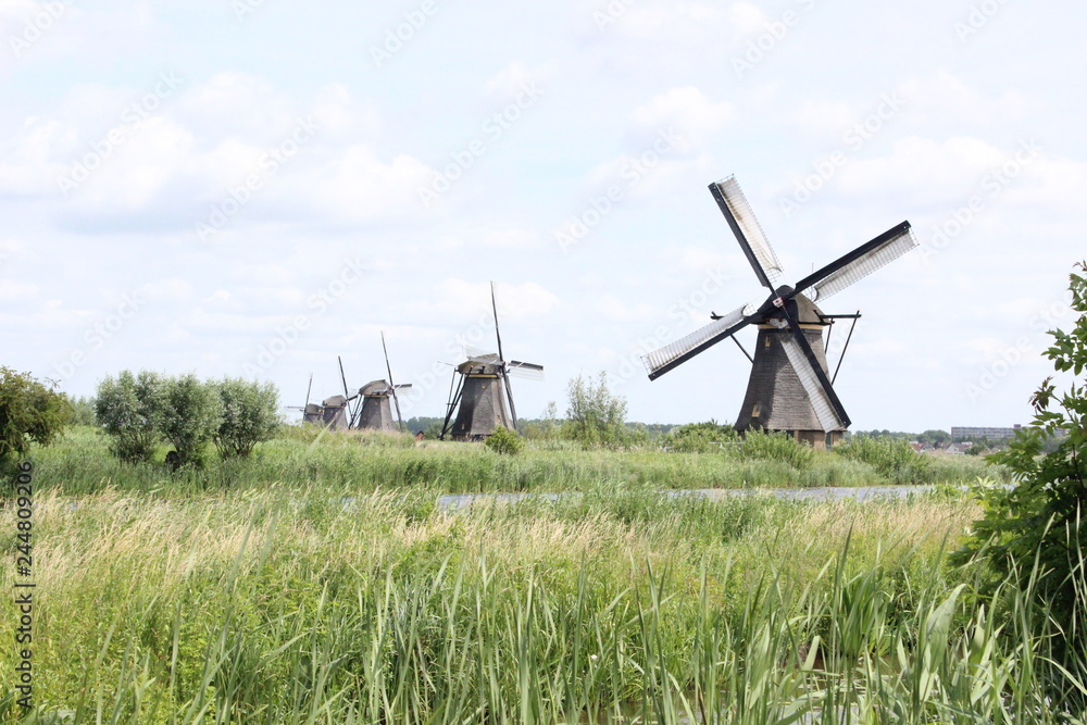 windmill in holland windmill in holland