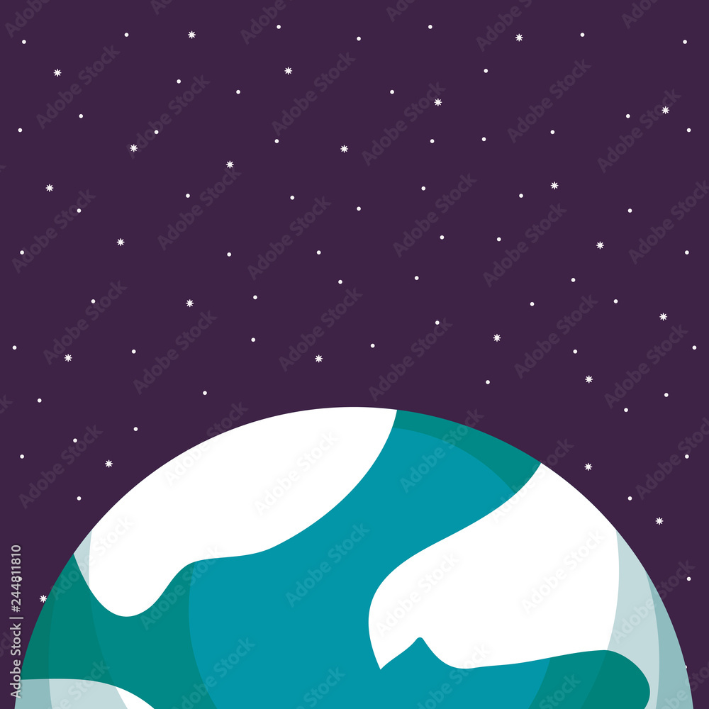 Obraz premium Earth planet design