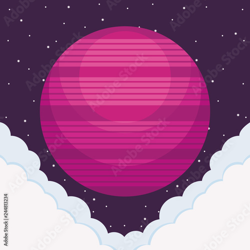 Space planets design
