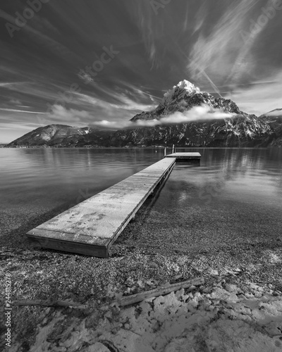 Traunstein and Brauwiese jetty