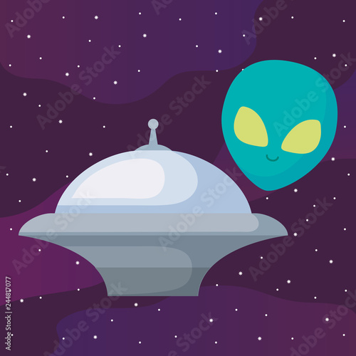 Alien spaceship design