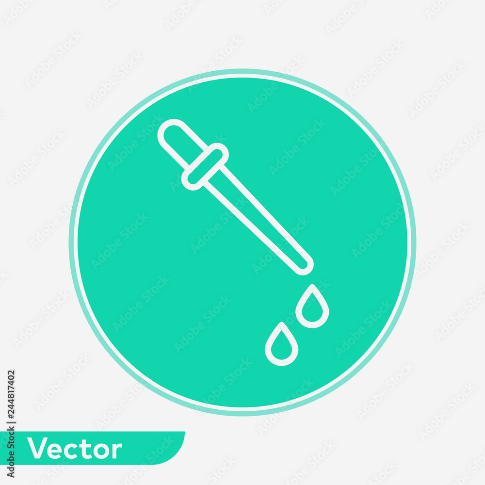 Dropper vector icon sign symbol Dropper vector icon sign symbol
