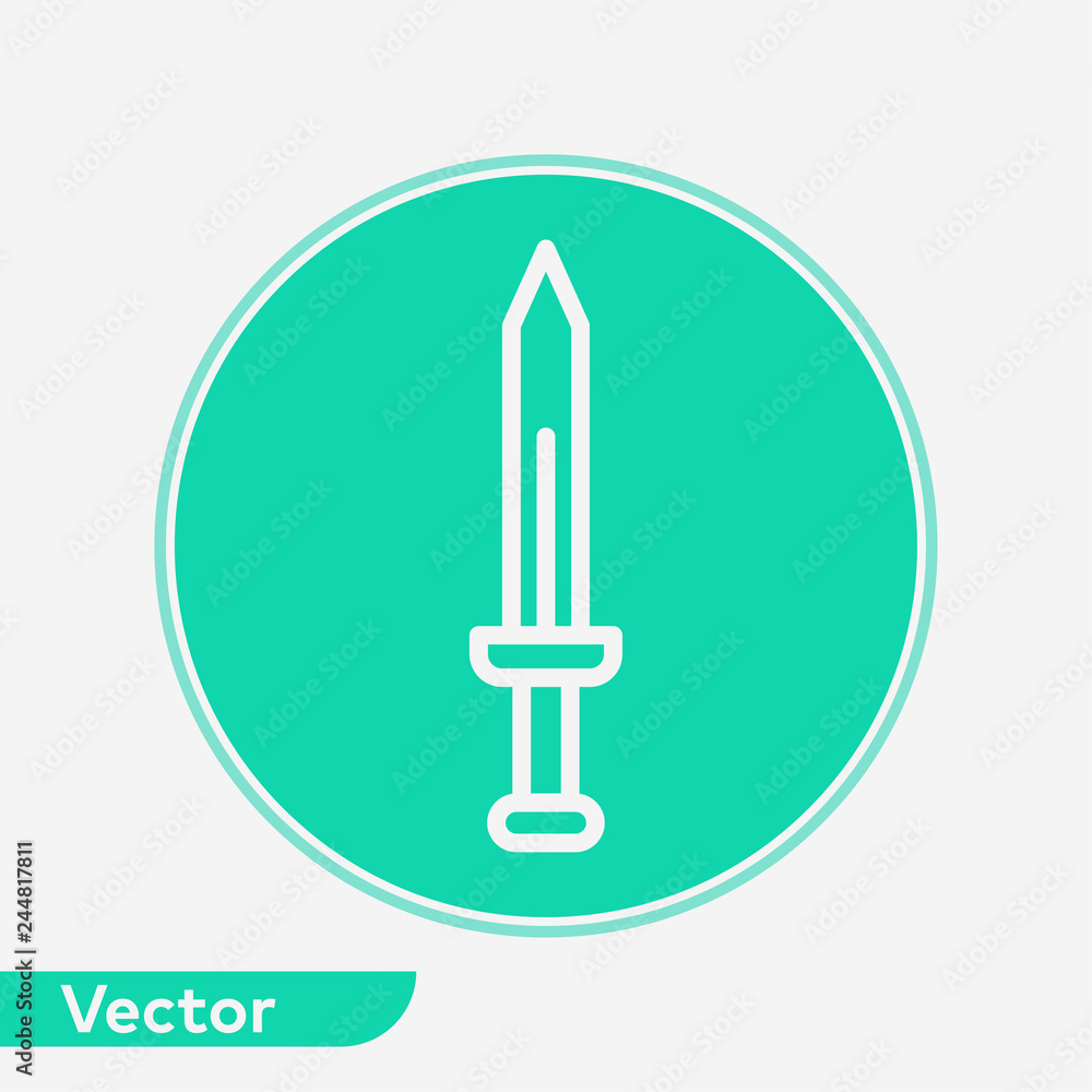 Sword vector icon sign symbol Sword vector icon sign symbol