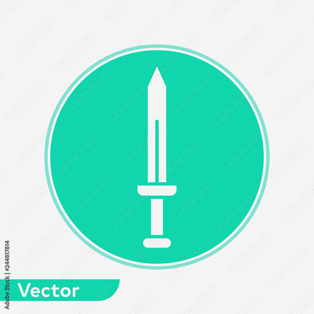 Sword vector icon sign symbol Sword vector icon sign symbol