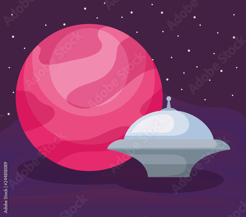Alien spaceship design