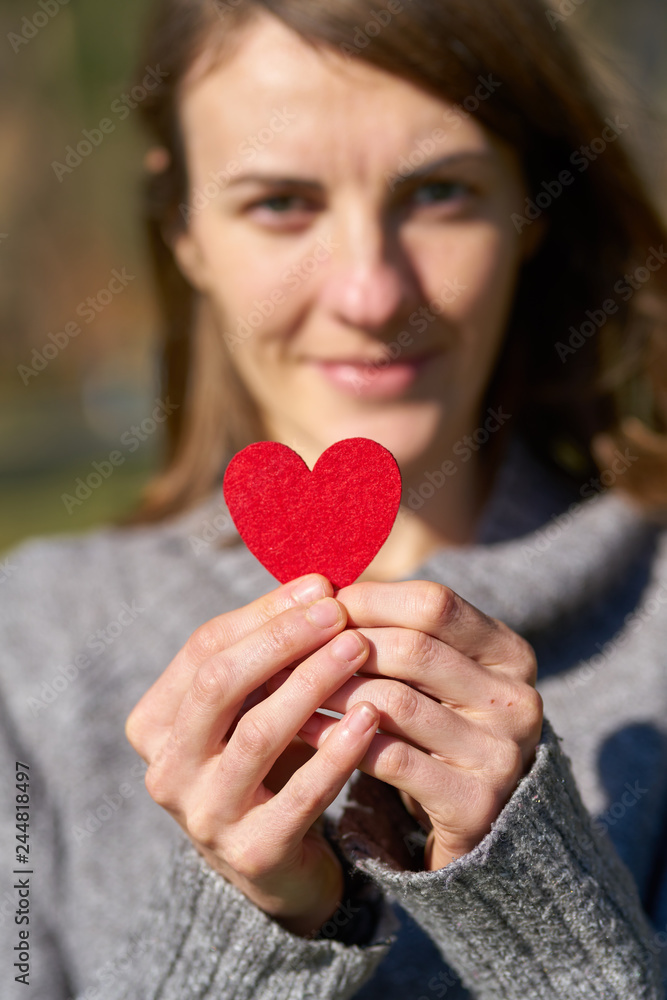Valentine's day portrait Valentine's day portrait
