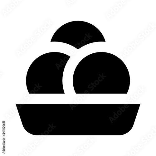 Ice cream dessert balls