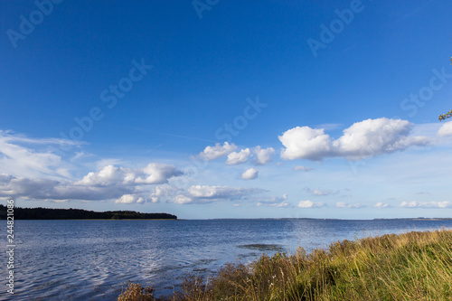 View of fjord near Holbaek, Denmark photo