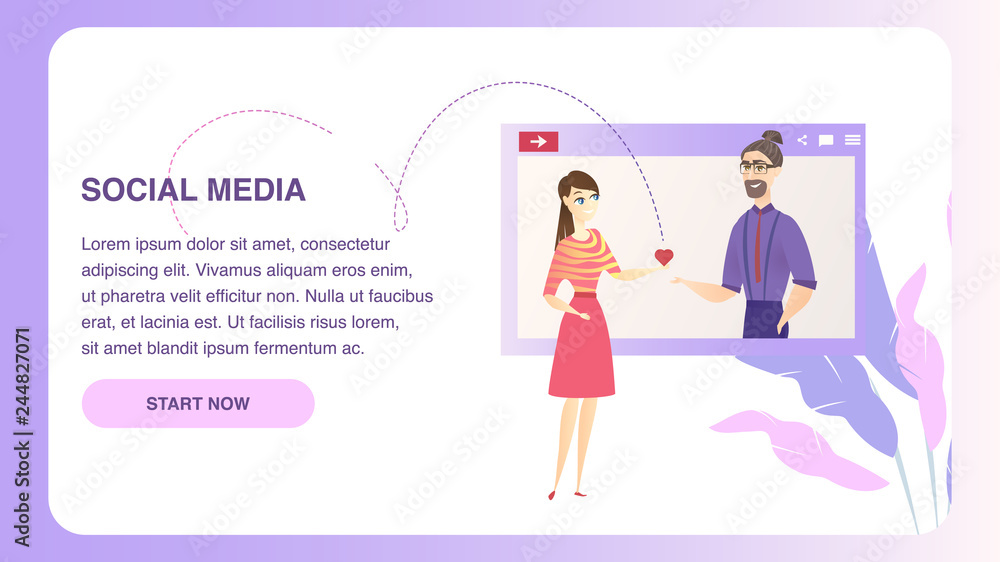 Dating Social Media Network Character Website Dating Social Media Network Character Website