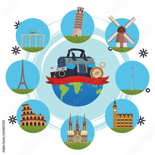 world monuments icon