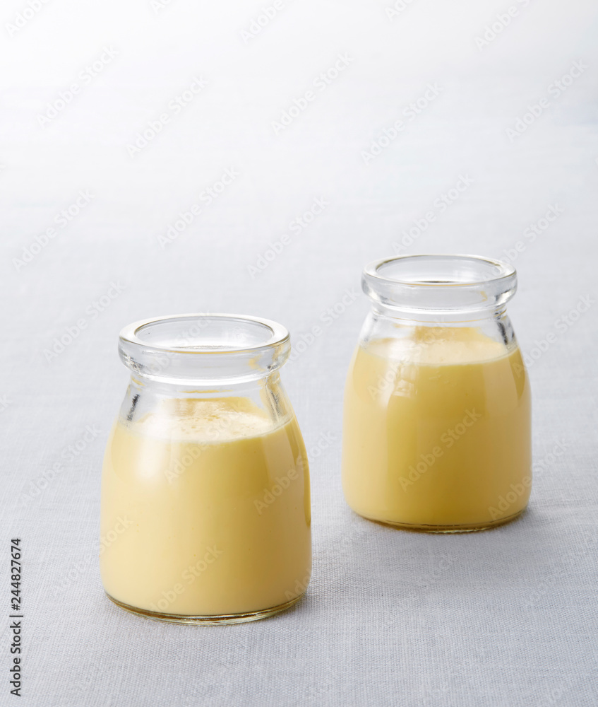 Fresh milk eggs pudding Fresh milk eggs pudding
