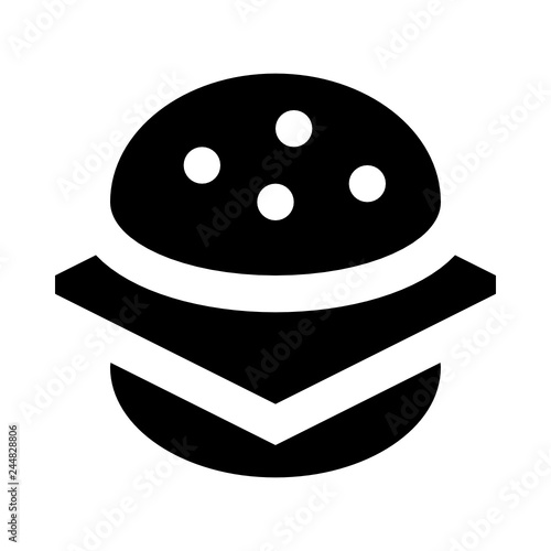 Burger fast food meat