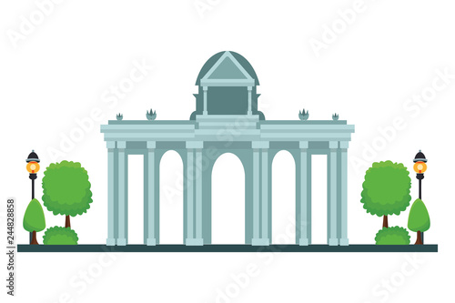 brandenburg gate icon