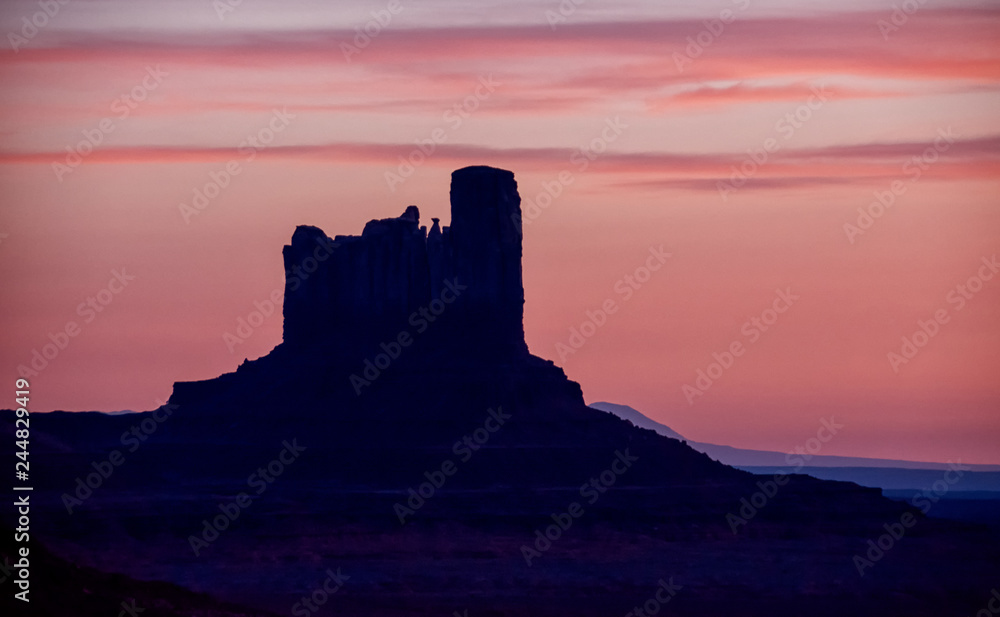 Sunrise At Monument Valley