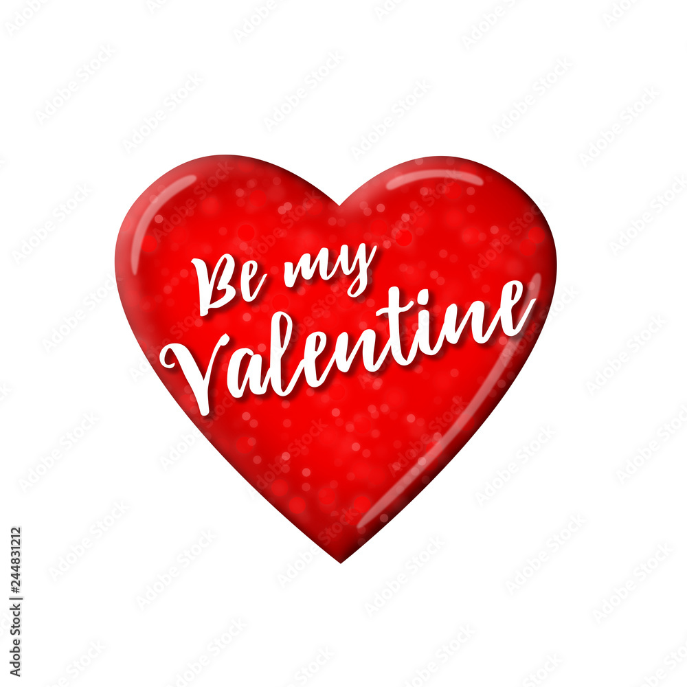 Be my valentine – Valentine's card