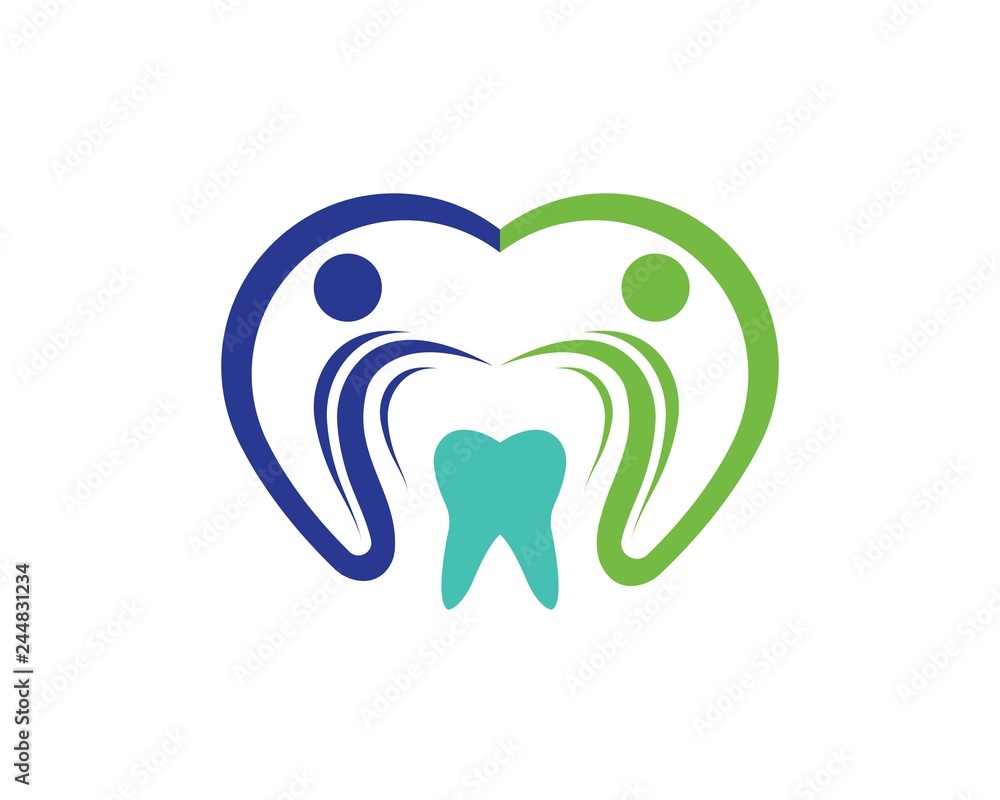 Smile Dental logo Template vector illustration icon Smile Dental logo Template vector illustration icon