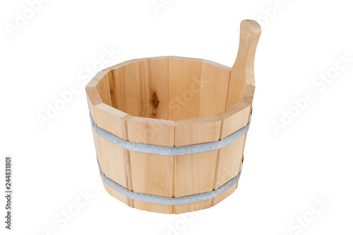 Wooden barrel for bath