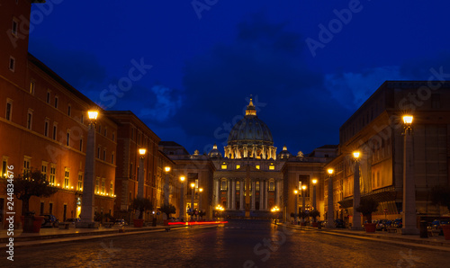 Fototapeta Naklejka Na Ścianę i Meble -  Old Vatican Town of Rome, Italy in Europe