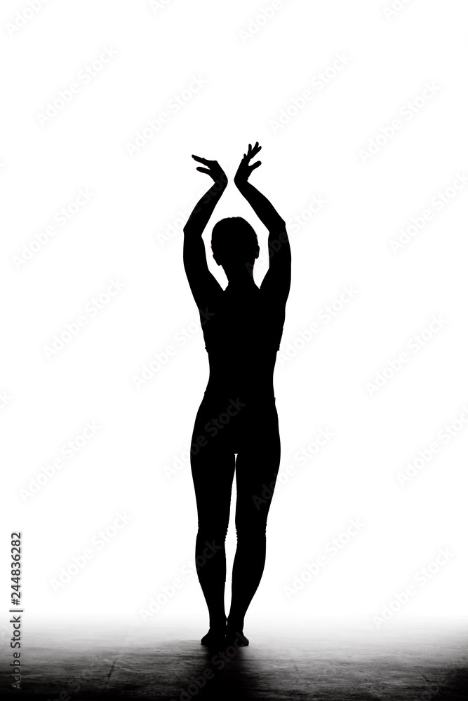 female silhouette full body