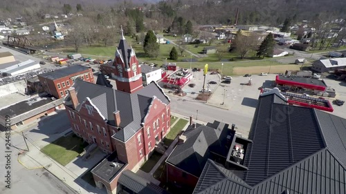 Aerial view of Parsons, WV.