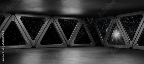 Space environment, ready for comp of your characters.3D rendering