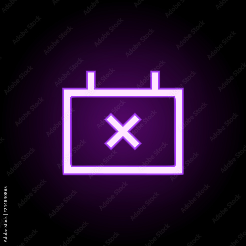 calendar Busy icon. Elements of web in neon style icons. Simple icon for websites, web design, mobile app, info graphics calendar Busy icon. Elements of web in neon style icons. Simple icon for websites, web design, mobile app, info graphics