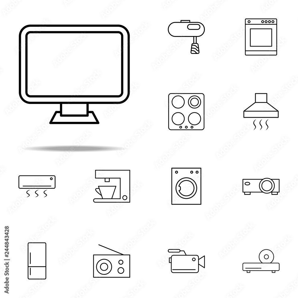 monitor icon. web icons universal set for web and mobile