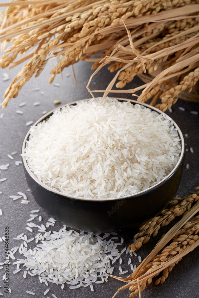 Fresh ingredients, rice