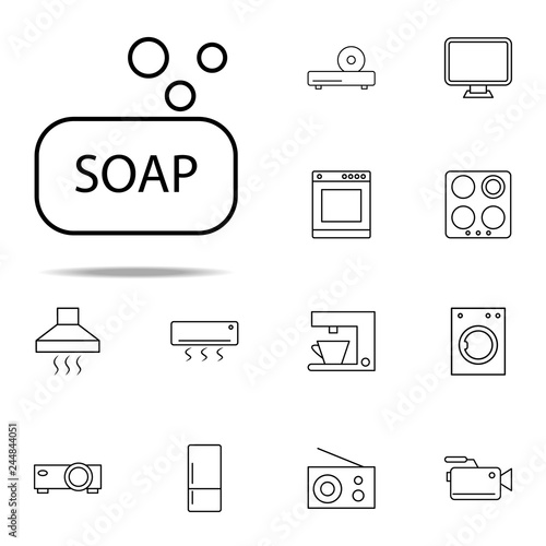 soap icon. web icons universal set for web and mobile