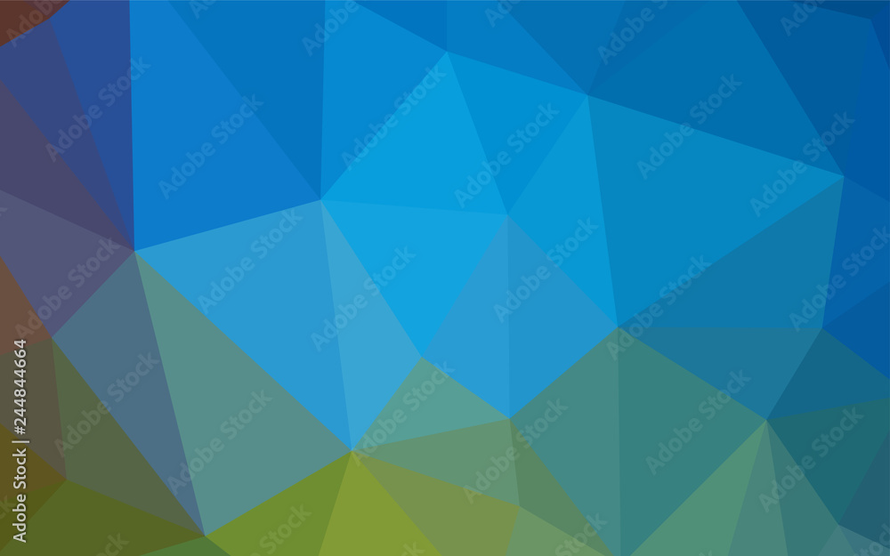 Light BLUE vector abstract mosaic backdrop. Light BLUE vector abstract mosaic backdrop.