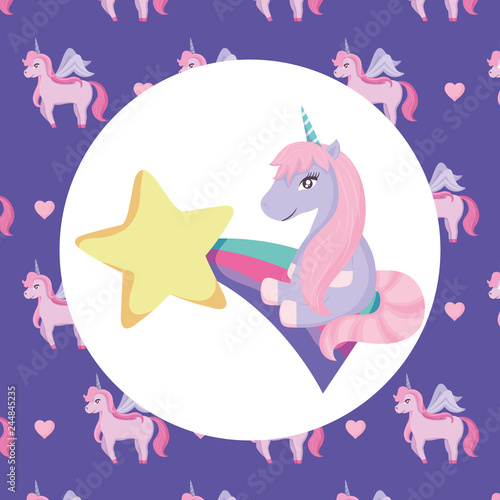 Cute unicorn design