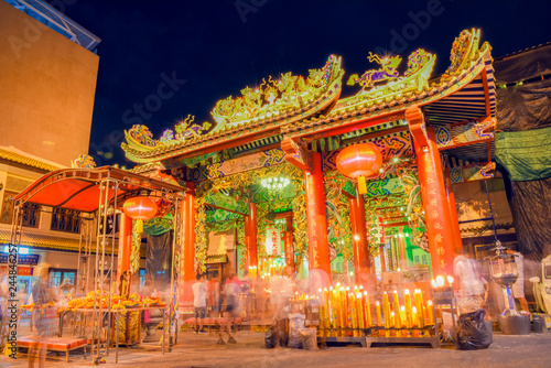 Dragon Temple Kammalawat,on February 09, 2013 in Yaowarat Road Bangkok, Thailand