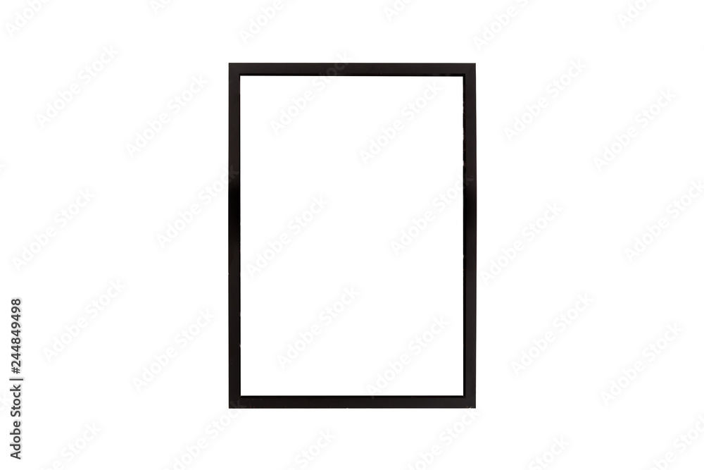 Wooden Frame. Rustic wood frame isolated on the white background Wooden Frame. Rustic wood frame isolated on the white background