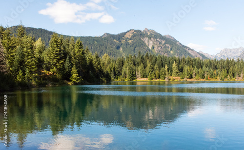 Lake in mountain © Shailendra