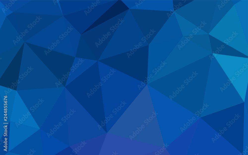Light BLUE vector polygonal pattern. Light BLUE vector polygonal pattern.