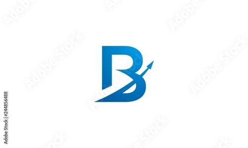 Free Download letter b arrow logo - GFXLoad