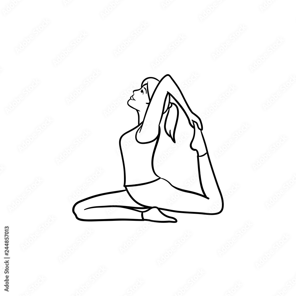 10+ Free Yoga Outline & Ayurveda Images - Pixabay