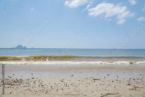 Summer travel in the Thai sea