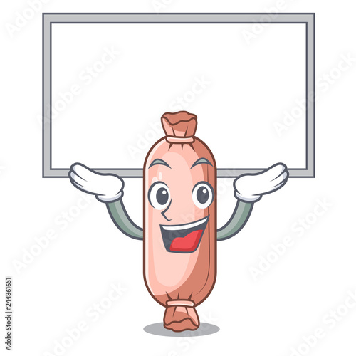 Up board bolster on the funny cartoon shape