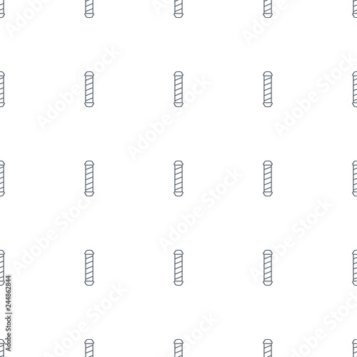 hair curler icon pattern seamless white background