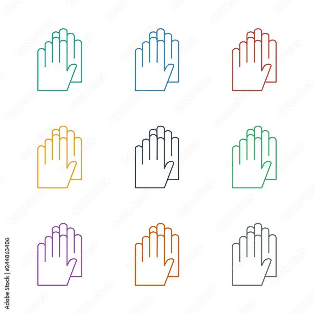 gloves icon white background gloves icon white background