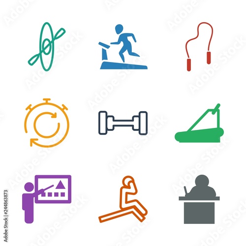 9 training icons