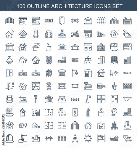 100 architecture icons
