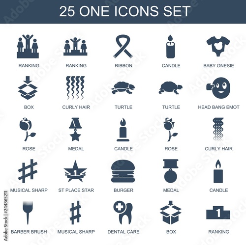 25 one icons