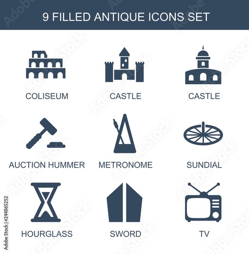 9 antique icons