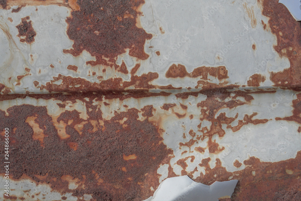 Rust texture as metal with cracks plate background Rust texture as metal with cracks plate background