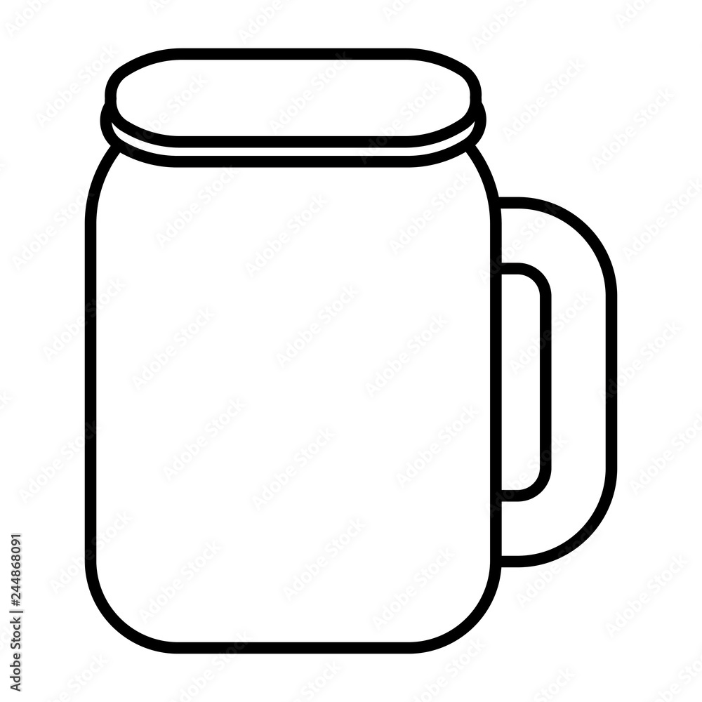 cute beverage jar icon cute beverage jar icon
