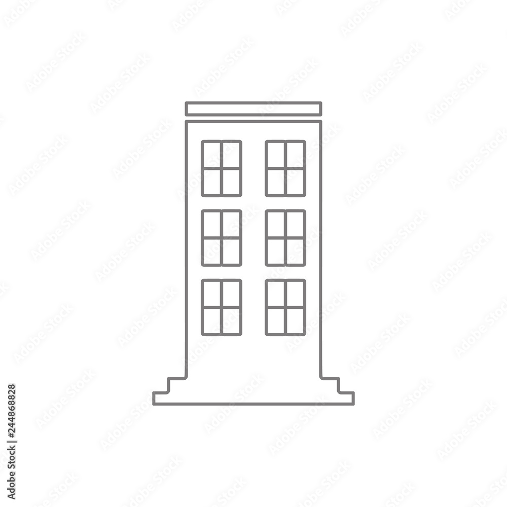 building icon. Element of web, minimalistic for mobile concept and web apps icon. Thin line icon for website design and development, app development building icon. Element of web, minimalistic for mobile concept and web apps icon. Thin line icon for website design and development, app development